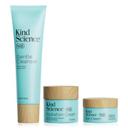Kind Science front packaging trio showing full set and benefits