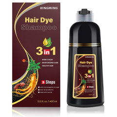 KINGMING front packaging showing product and benefit of quick gray coverage