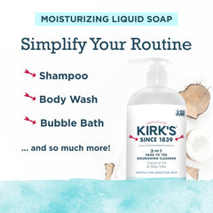 Kirk's aloe vera ingredient close-up highlighting soothing properties