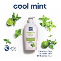 Kiss My Face pump dispensing cream showing quick mess-free application