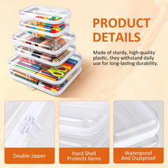 KIUGCO medium pouch beside ruler showing compact, travel-friendly size