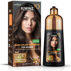 Kiwinz Professional front packaging showing dark brown shade and benefits