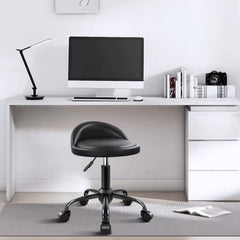 KKTONER stool backrest detail highlighting lumbar support and durable finish