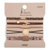 K'lani adapt front packaging showing five color-coordinated bands for easy gifting