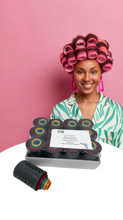 Kleravitex front packaging showing full 96-piece roller set and benefits