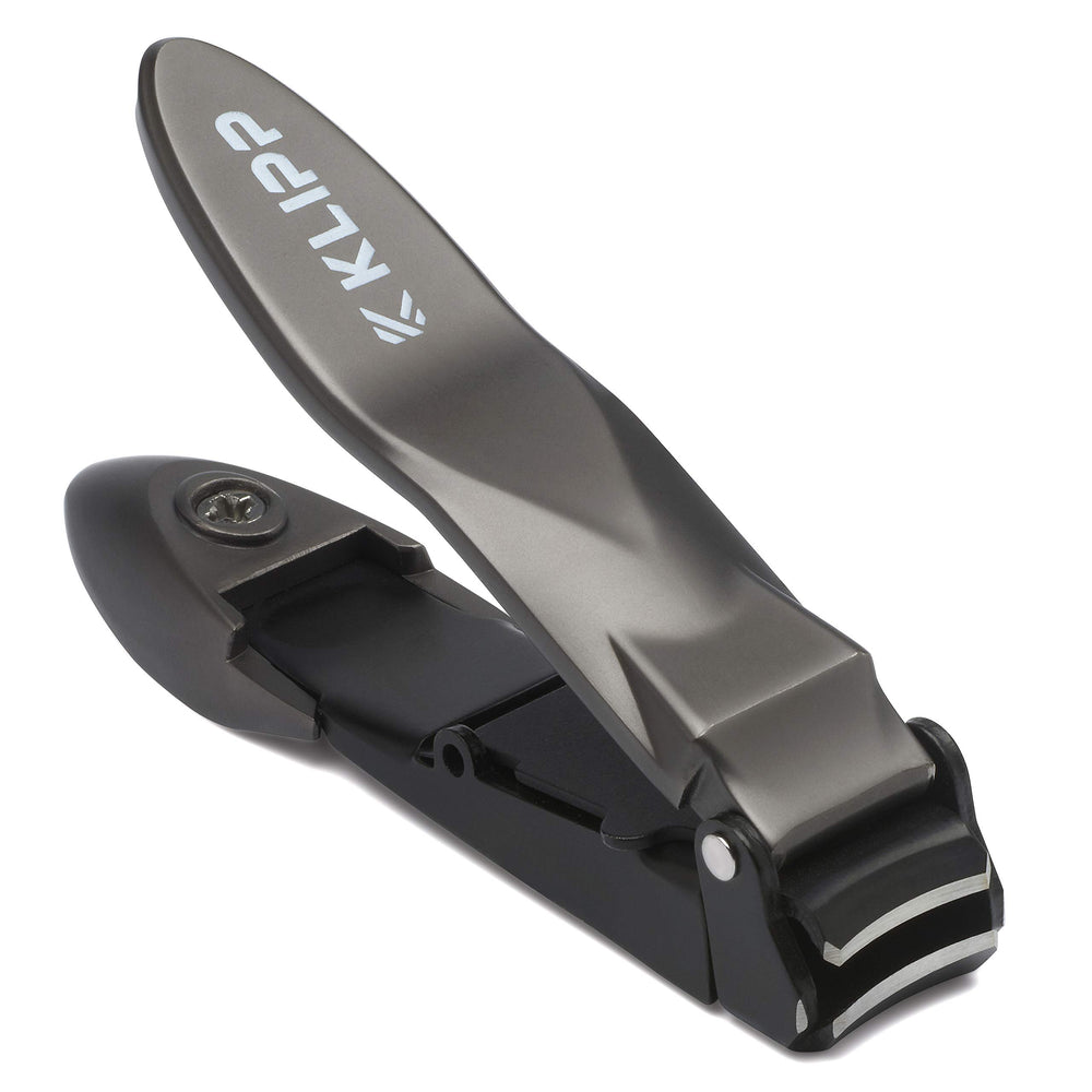 KLIPP front view matte black clippers showing sleek design and durability