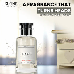 Klone Rouge Atlantic bottle with box in a modern lifestyle scene for gifting appeal