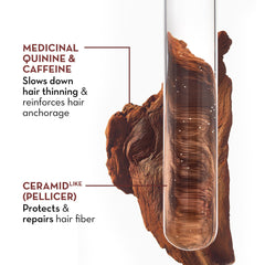 Klorane conditioner applied on wet hair showing smoother combing benefit