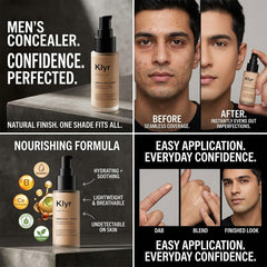 Klyr Concealer next to a coin to show portable size and convenience for travel