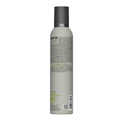 KMS foam texture close-up illustrating airy mousse that adds soft lift