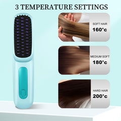 KNISUZ bristles close-up showing protective tips and even heat distribution