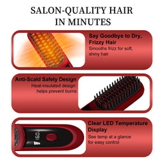 KNISUZ Go Brush Pro held in hand to show scale and portability for travel convenience