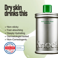 Knock close-up of ingredients label highlighting ceramide barrier-support benefit