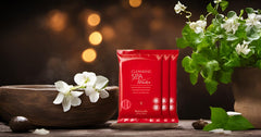 Koh Gen Do close-up of organic cotton texture for gentle removal