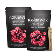 KoluaWax front packaging showing two 1 lb Dragon Fruit bags and benefits