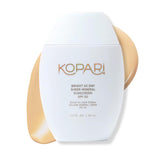 Kopari front packaging showing SPF 50 and size for quick product ID