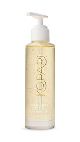Kopari front bottle showing packaging and glow benefit