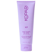 Kopari scrub front tube showing branding and smooth-skin benefit
