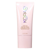 Kopari front packaging showing SPF 50+ for clear protection