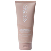 Kopari front bottle showing product and warm vanilla scent benefit