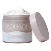 Kopari front tub showing product label and benefit of deep hydration
