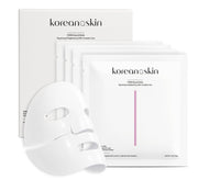 Koreana Skin front packaging showing four overnight hydrogel masks and benefits