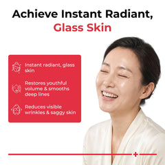 Koriderm cream texture close-up highlighting lightweight, fast-absorbing feel