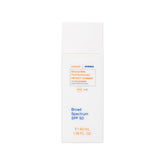 KORRES front packaging showing SPF 50 protection and compact bottle