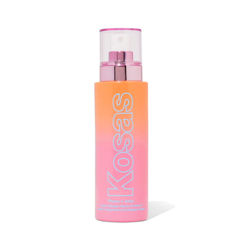 Kosas front bottle shot showing clean minimalist packaging and benefits