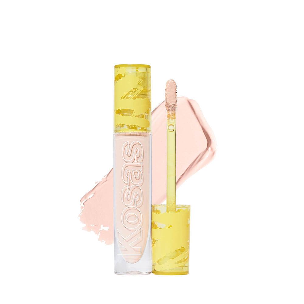 Kosas Revealer front view showing compact tube and clean branding for easy identification