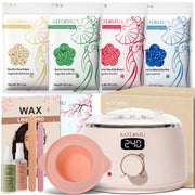 KOTAMU compact digital wax warmer front view showing controls and benefit of precise heating