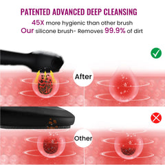 Kpyphm top nose brush heads designed for precise T-zone cleansing