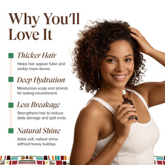 KREYÒL ESSENCE applied to scalp during massage promoting absorption and relief