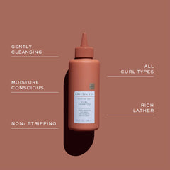 Kristin Ess label closeup highlighting product details and safety