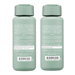 Kristin Ess shampoo pump close-up highlighting easy dispense and gentle cleansing