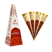Kumari Kulture front packaging showing sealed four-cone box and benefits