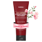 KUNDAL front packaging showing bottle and cherry blossom scent benefits