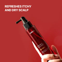 KUNDAL serum texture pouring to show lightweight hydrating benefit