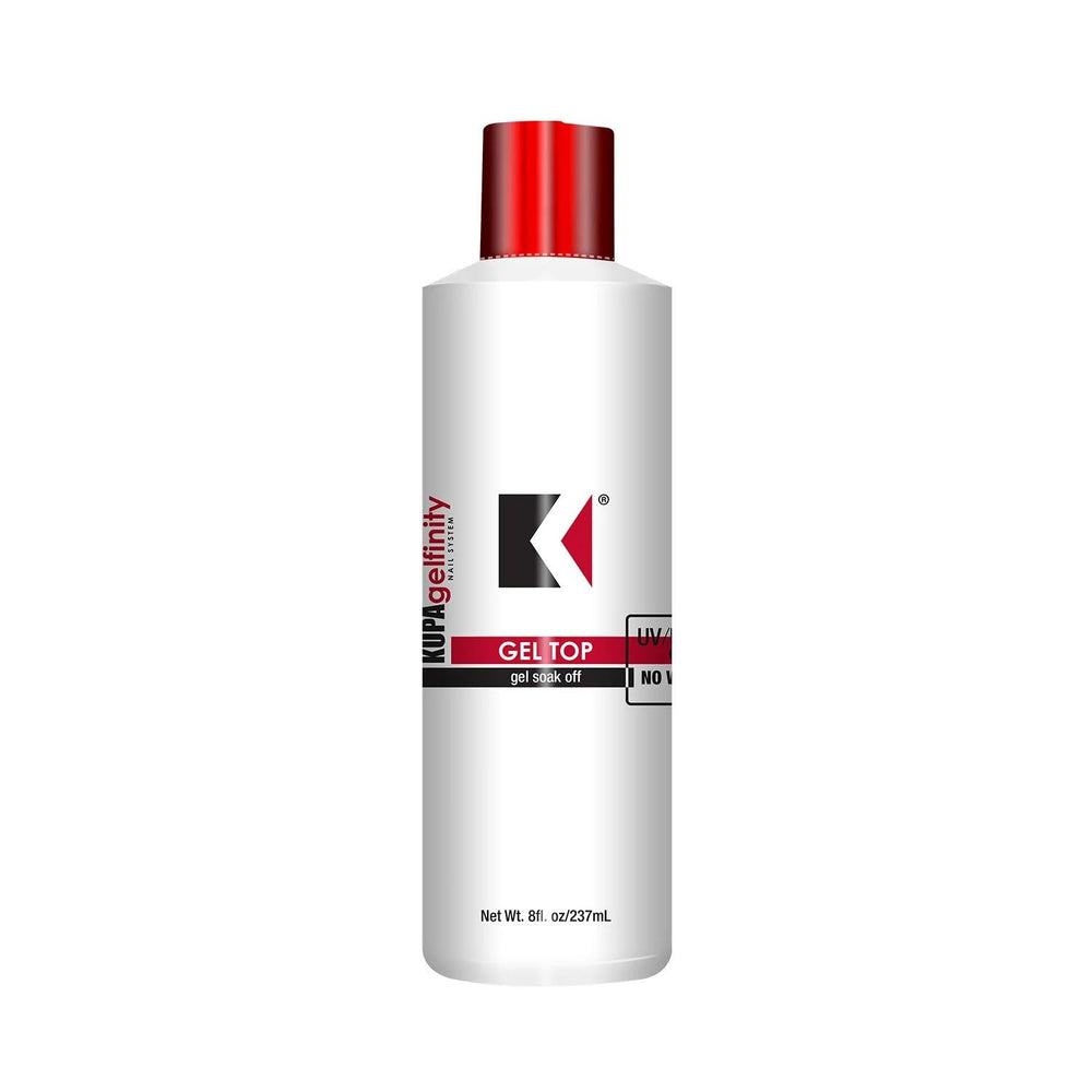 KUPA GelFinity front packaging showing product and benefit of salon-size economy
