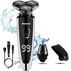 kurener nose trimmer detail focused on safe, accurate nose hair removal