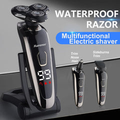 kurener side profile with trimmer attached demonstrating versatile grooming
