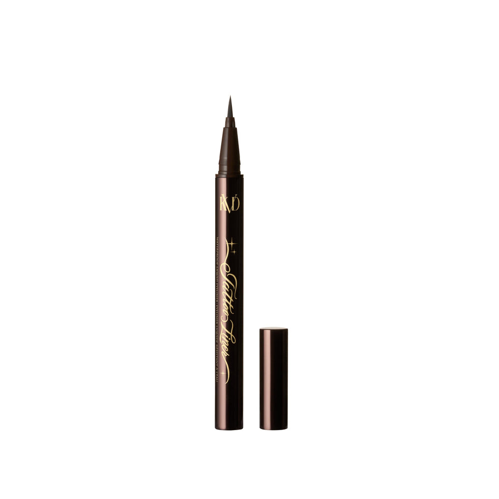KVD front packaging showing brown eyeliner and clear product name for quick identification