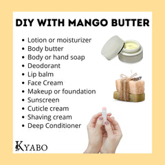 Kyabo Organics finished lip balm jar made with the butter