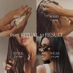 L'ANZA application in shower demonstrating easy spread and hydration