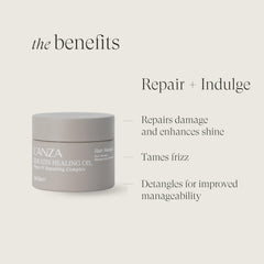 L'ANZA open jar angle revealing glossy masque consistency