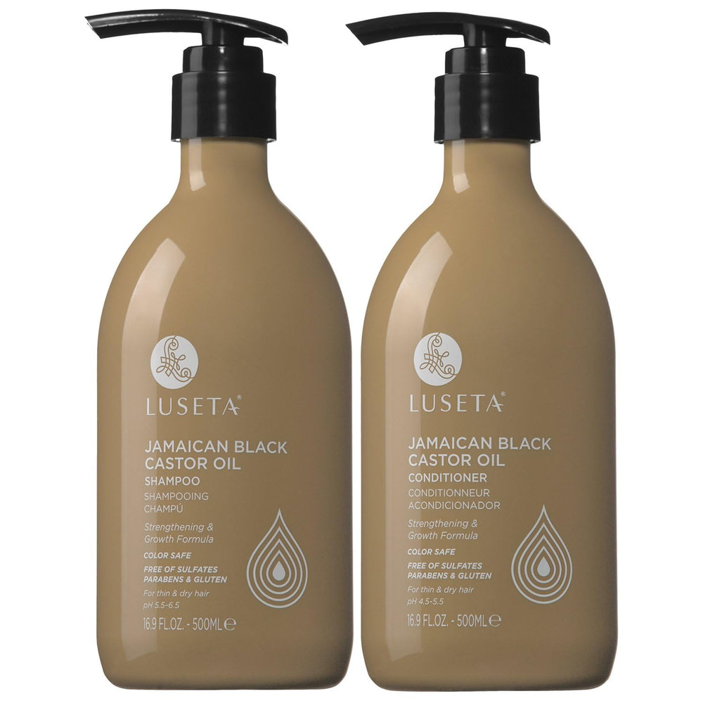 L LUSETA front packaging showing set and benefit of fuller-looking hair