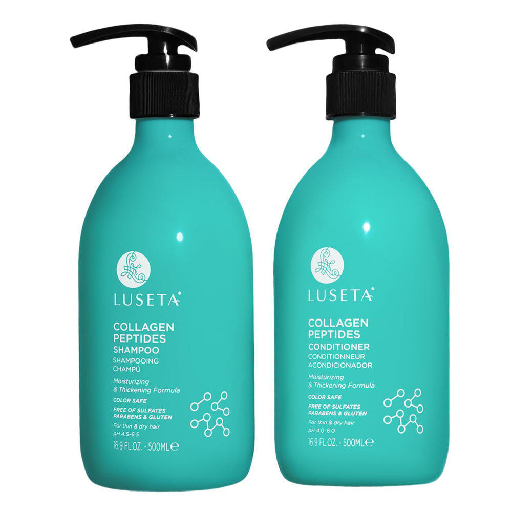 L LUSETA front packaging duo showing bottles and benefits