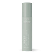 L’ANZA front bottle view showing product and easy styling benefits