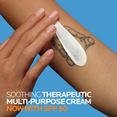 La Roche-Posay open cap with product dispensed showing easy targeted application benefit