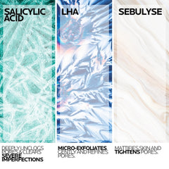 La Roche-Posay product being applied to hand demonstrating oil-free absorption benefit